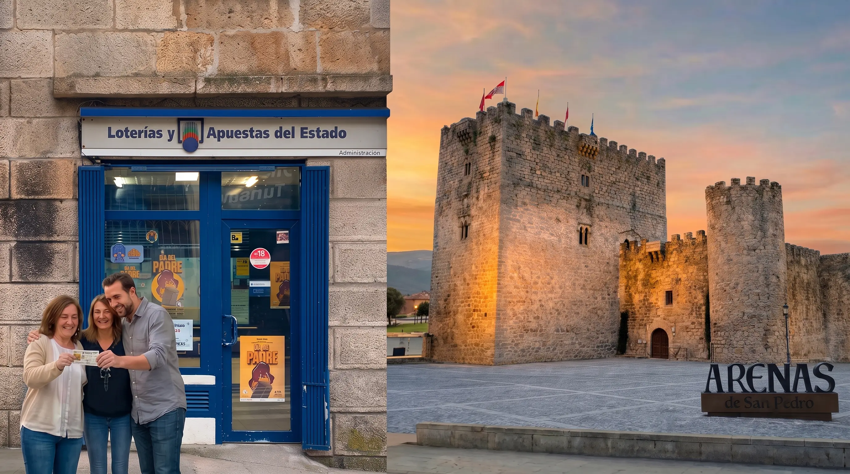 Murallas de Ávila con cielo azul